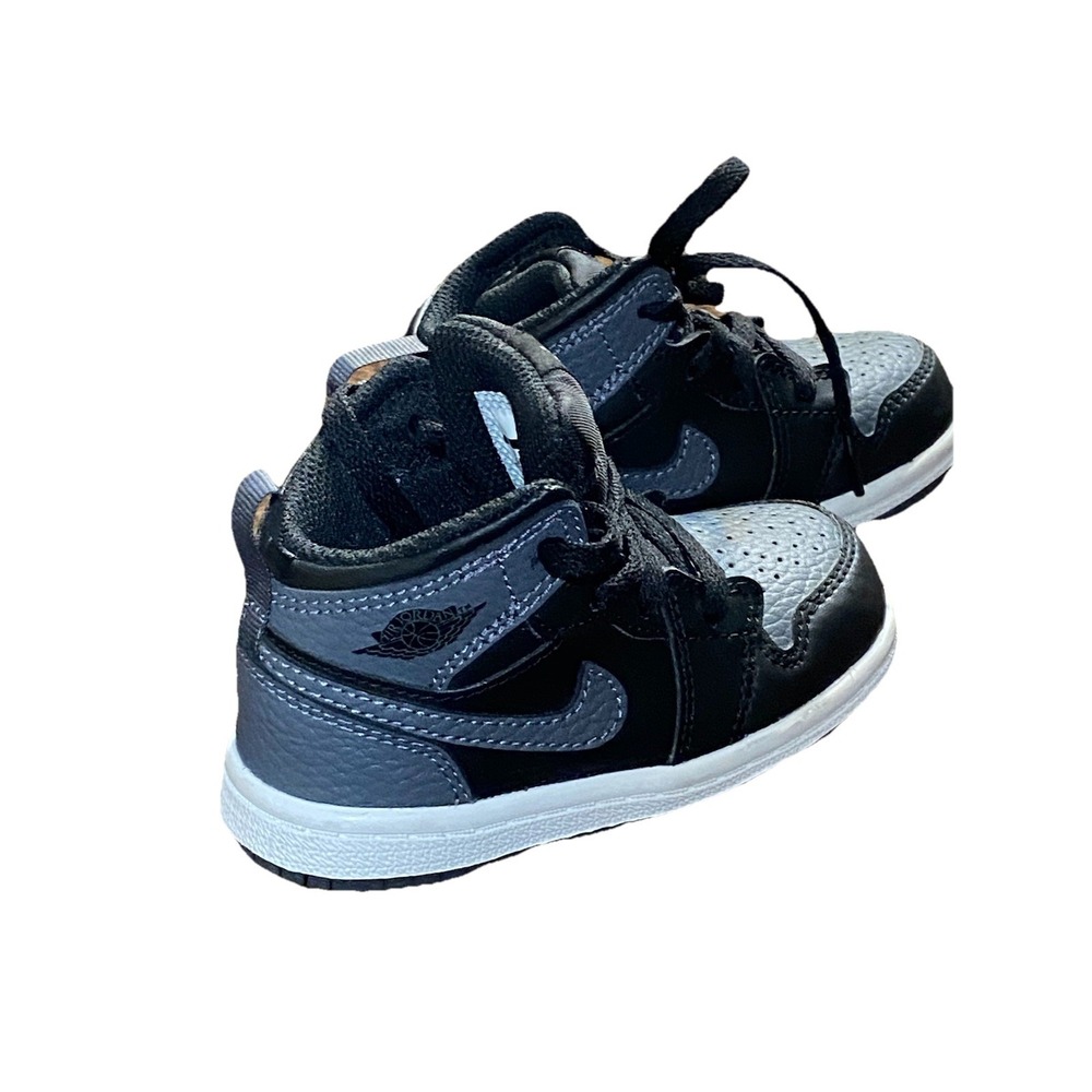 NIKE  high top sneakers Size 6 C Unisex Black & Gray  Kids  Toddler Shoes - Picture 14 of 14